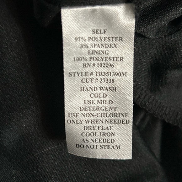 Connected apparel, Size 12 black and gold frills dress with built in slip. - Picture 11 of 11